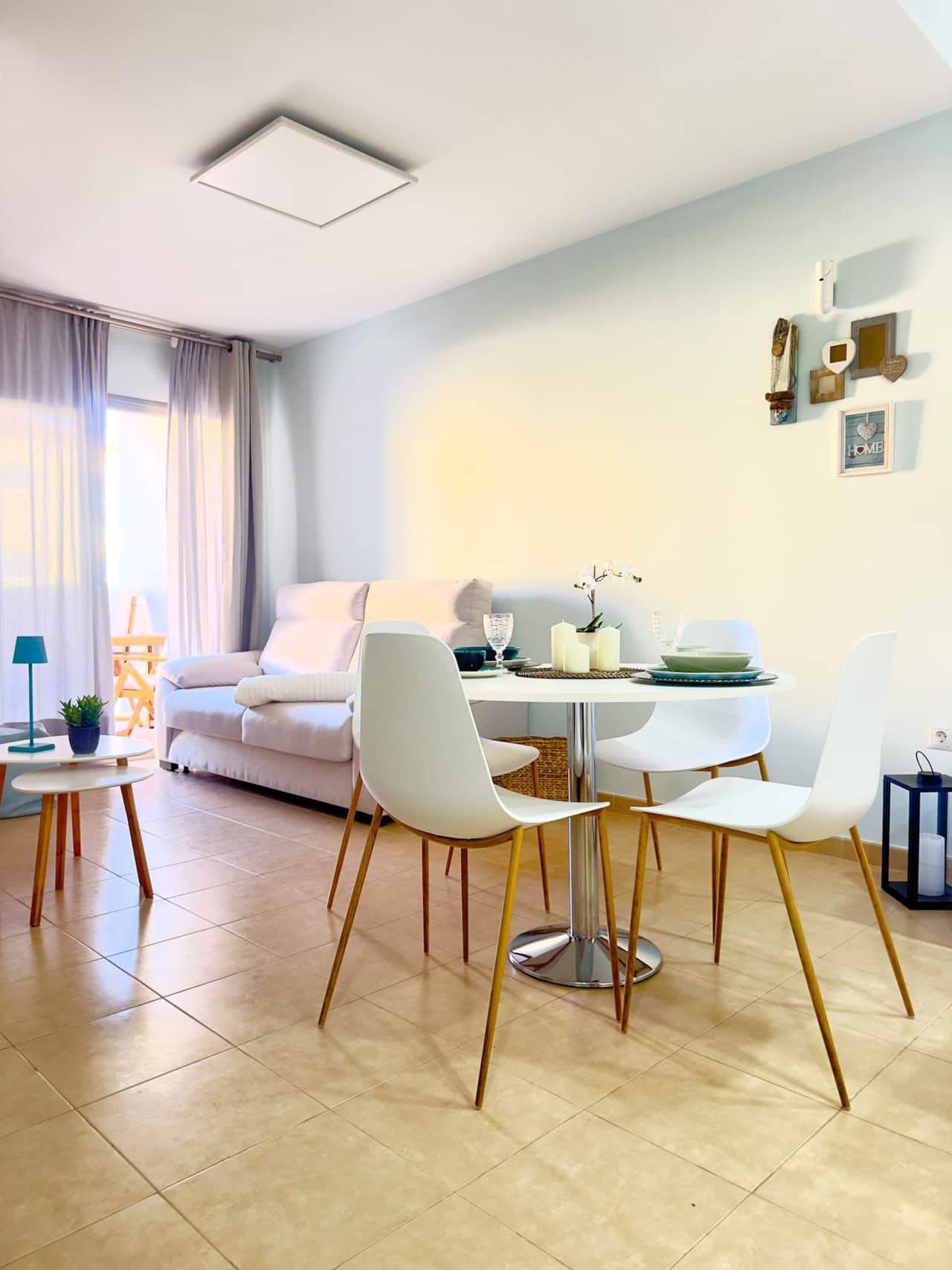 Bright holiday home with tylish interior and relaxing atmosphere.