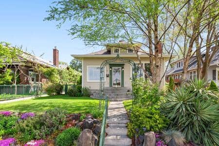 View of our historic home from Prospect Avenue. View of our historic home from Prospect Avenue.