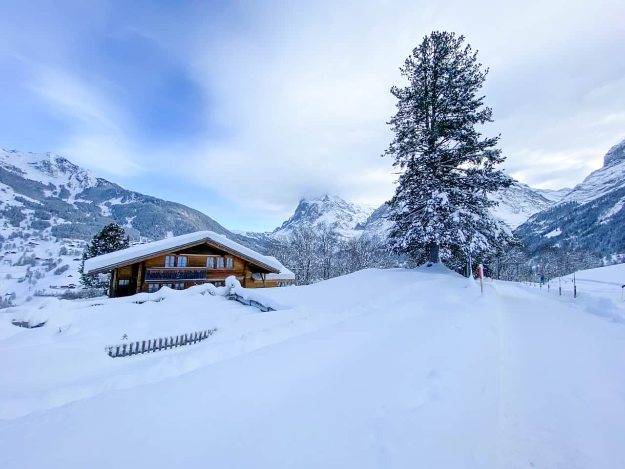 Chalet Simeli im Winter