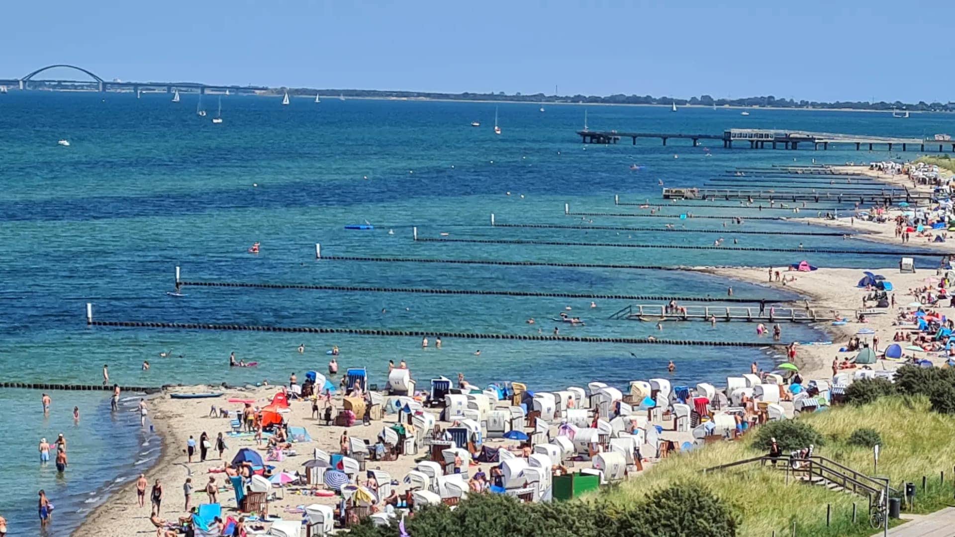 Beaches in Heiligenhafen Baltic Sea