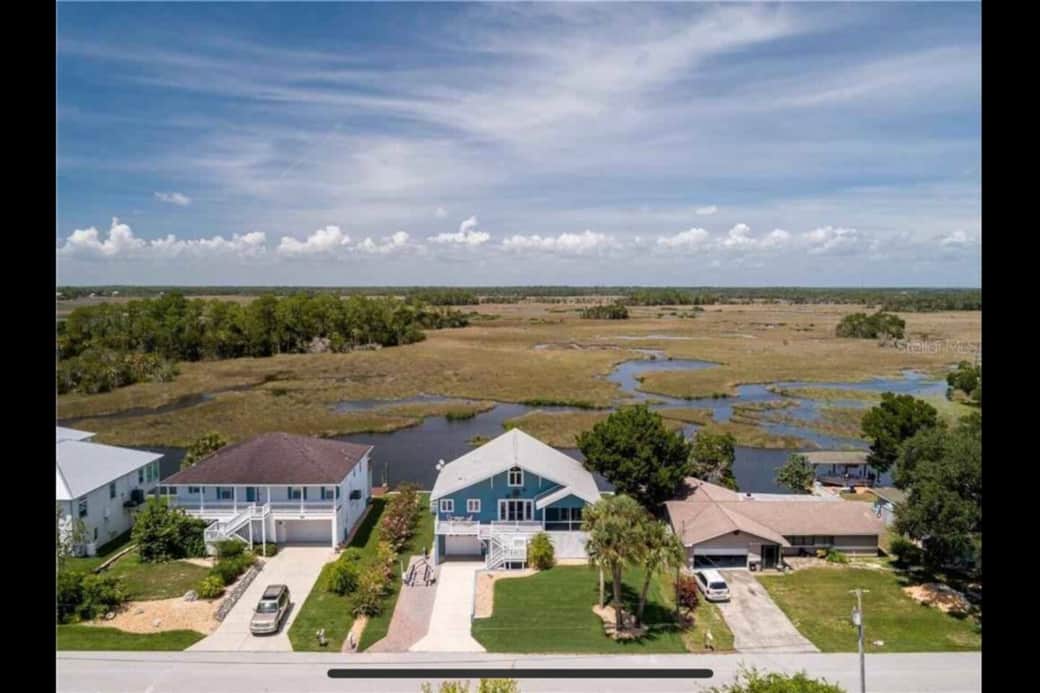 House with estuary view