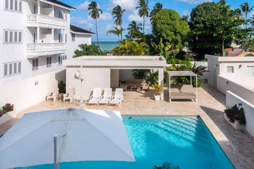 Pool and social area