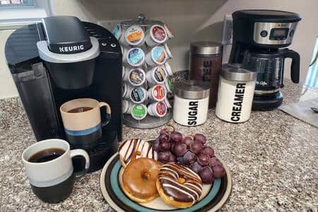 Sip and savor with your coffee bar! Sip and savor with your coffee bar!