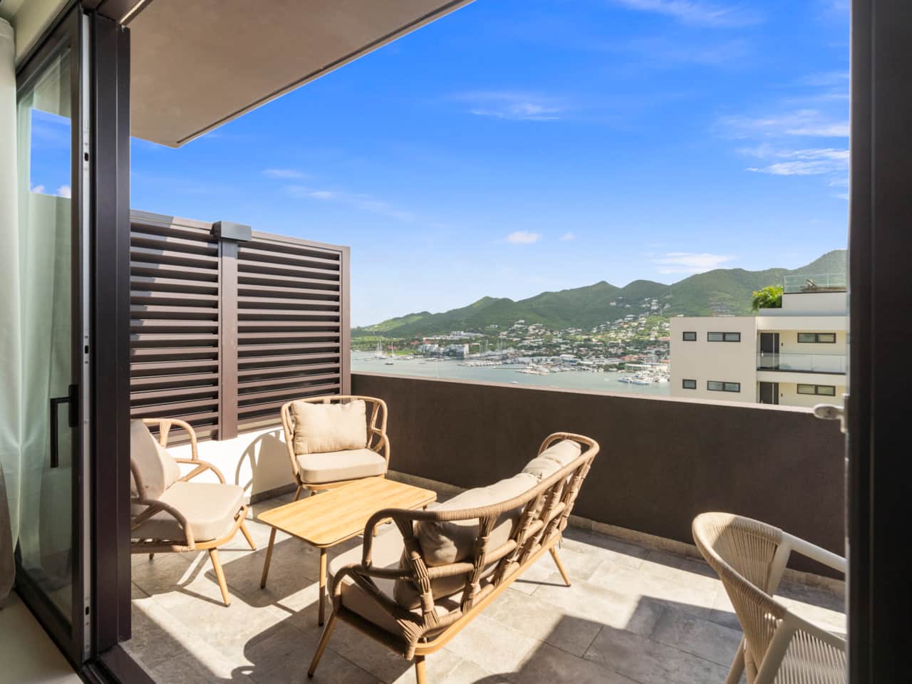 Terrasse avec vue