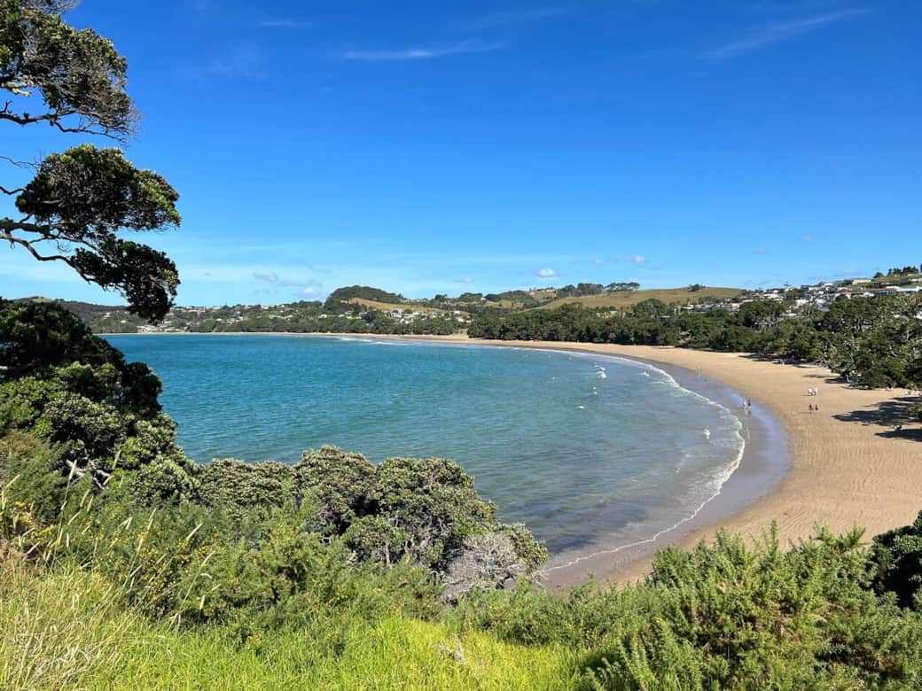 View of Coopers Beach, Far North from Taumarumaru reserve