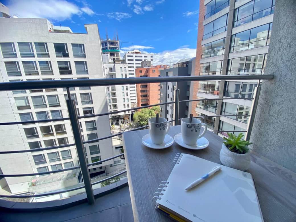 Hermoso balcon con vista panormica 