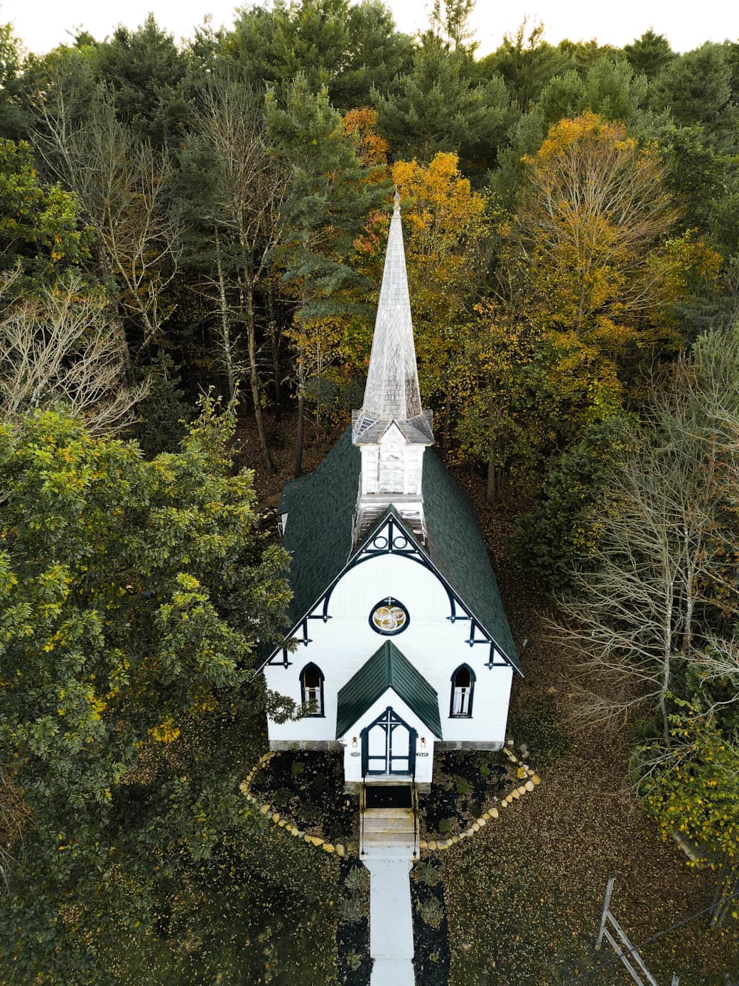 Aerial Church Only