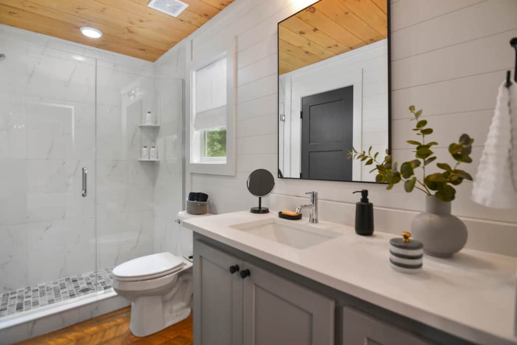 Bathroom #2 Large Tiled walk in shower