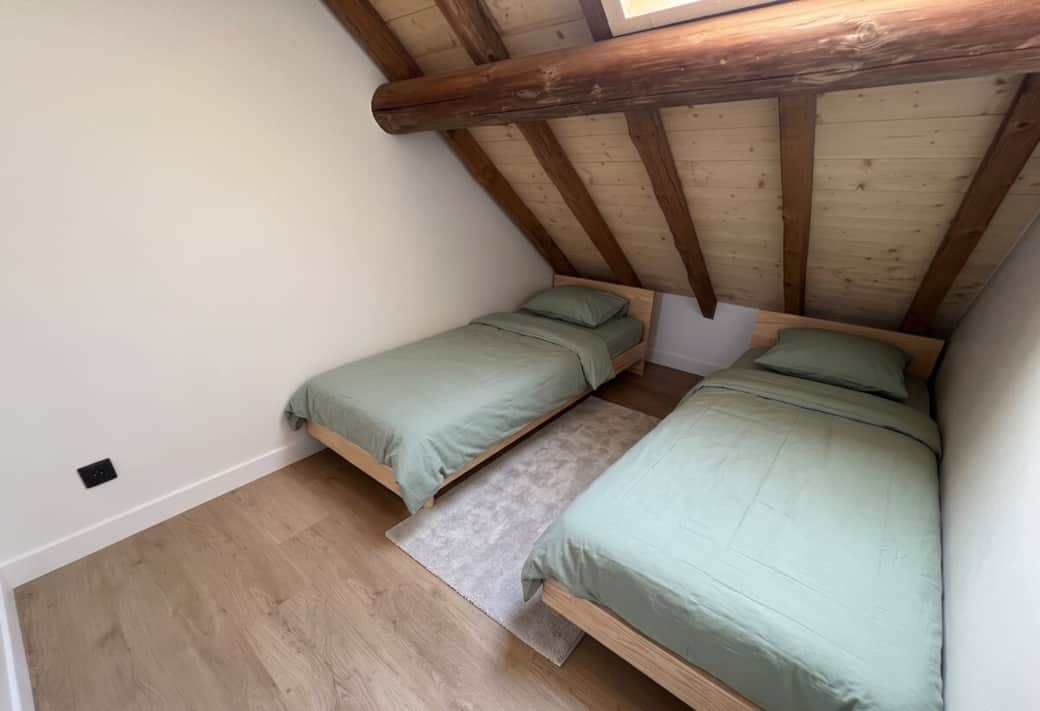 Chambre mode 2 lits simples