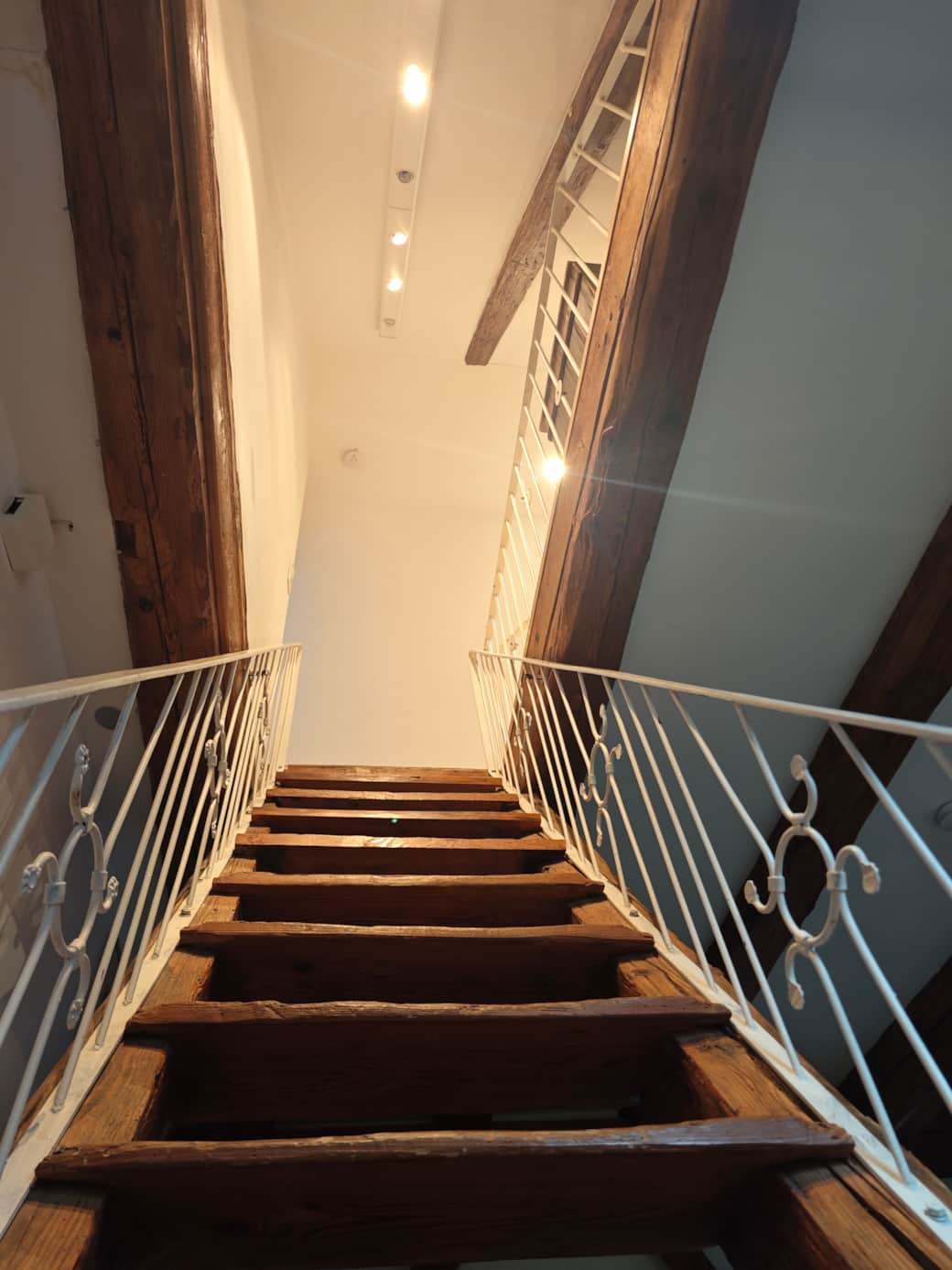 Treppe zum Schlafzimmer