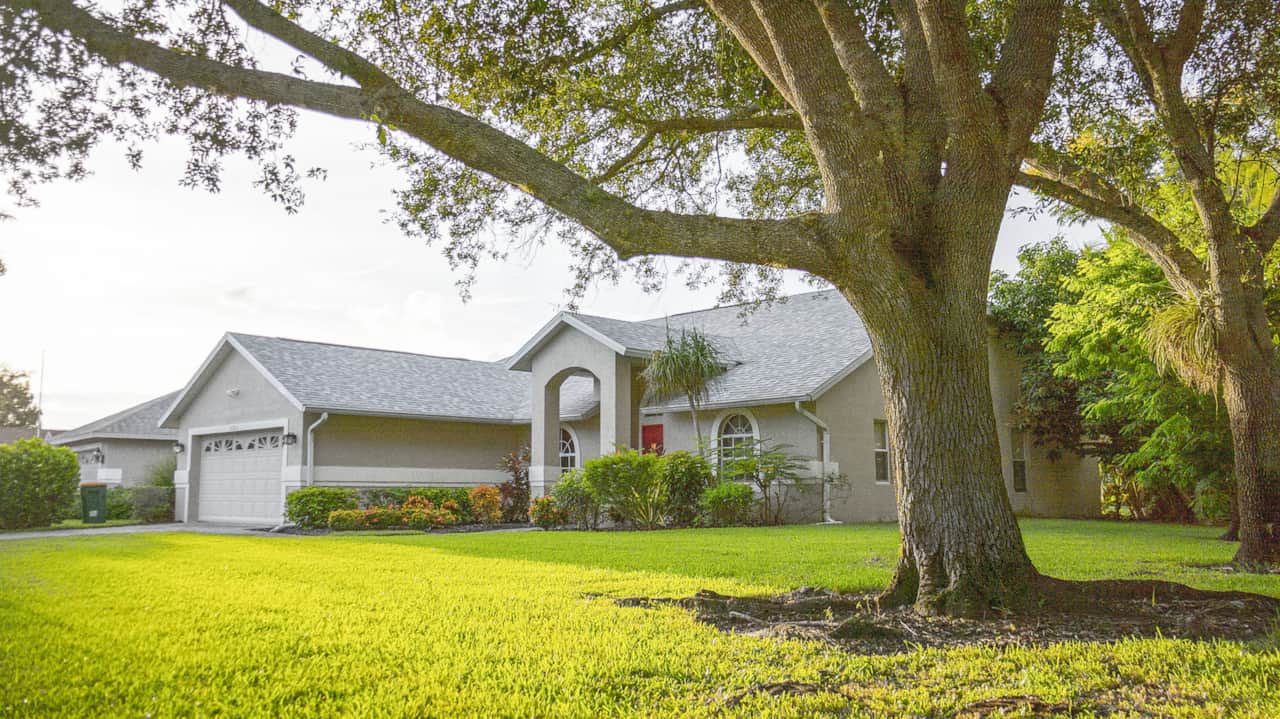 Pull up under the old tree and know you're home for the week.