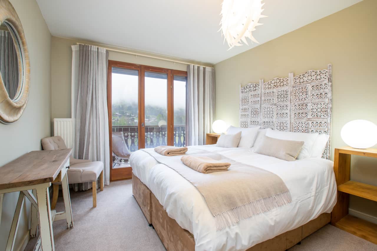 Bedroom 1 with balcony