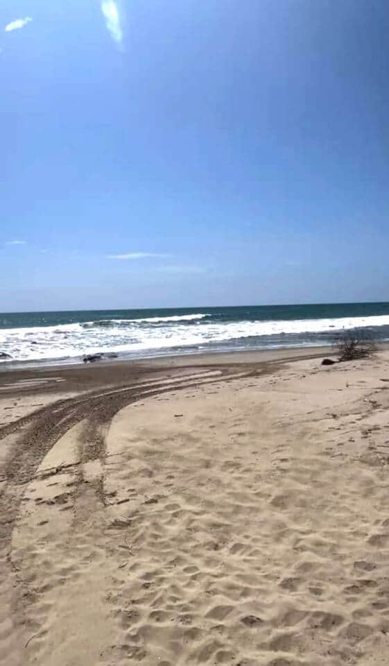 La playa cálida y colorida de Zorritos