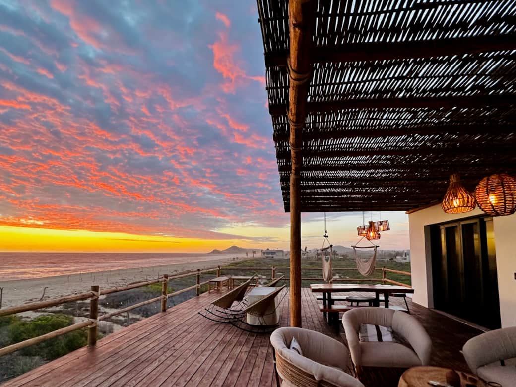 Second Level Deck Sunset View
