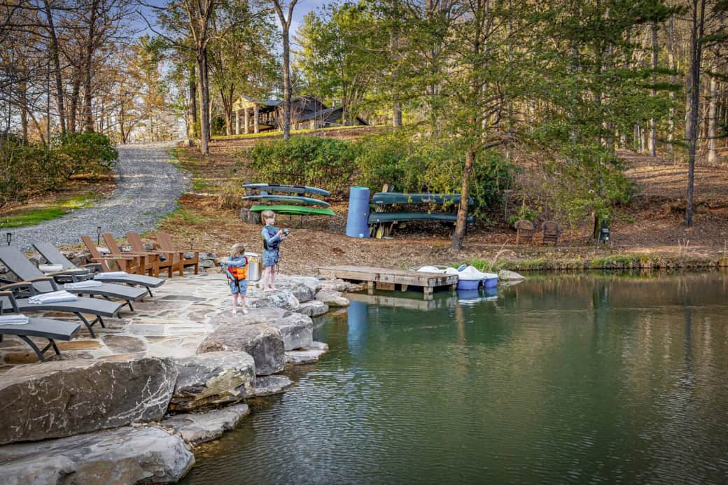 Great fishing for all ages (catch & release only please)