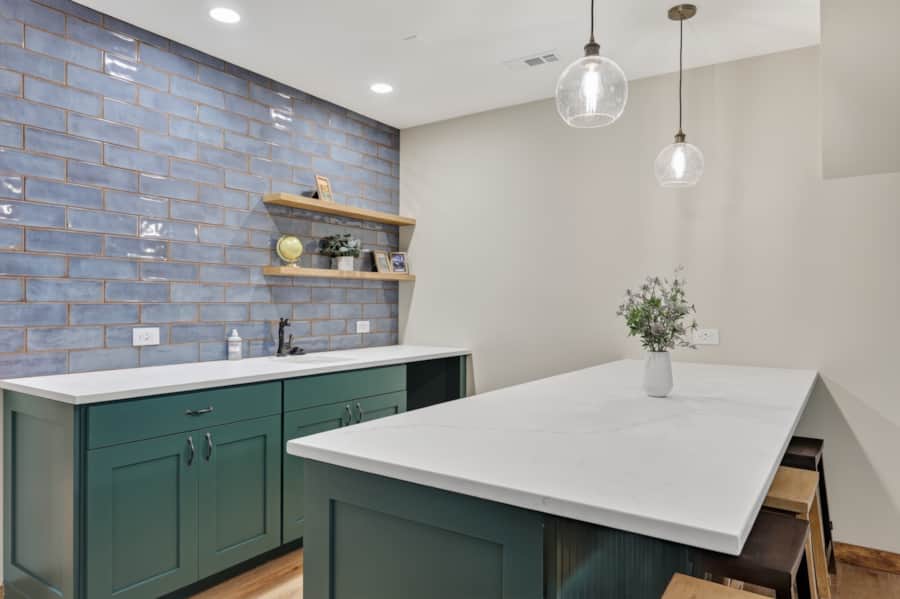 Wet bar counter