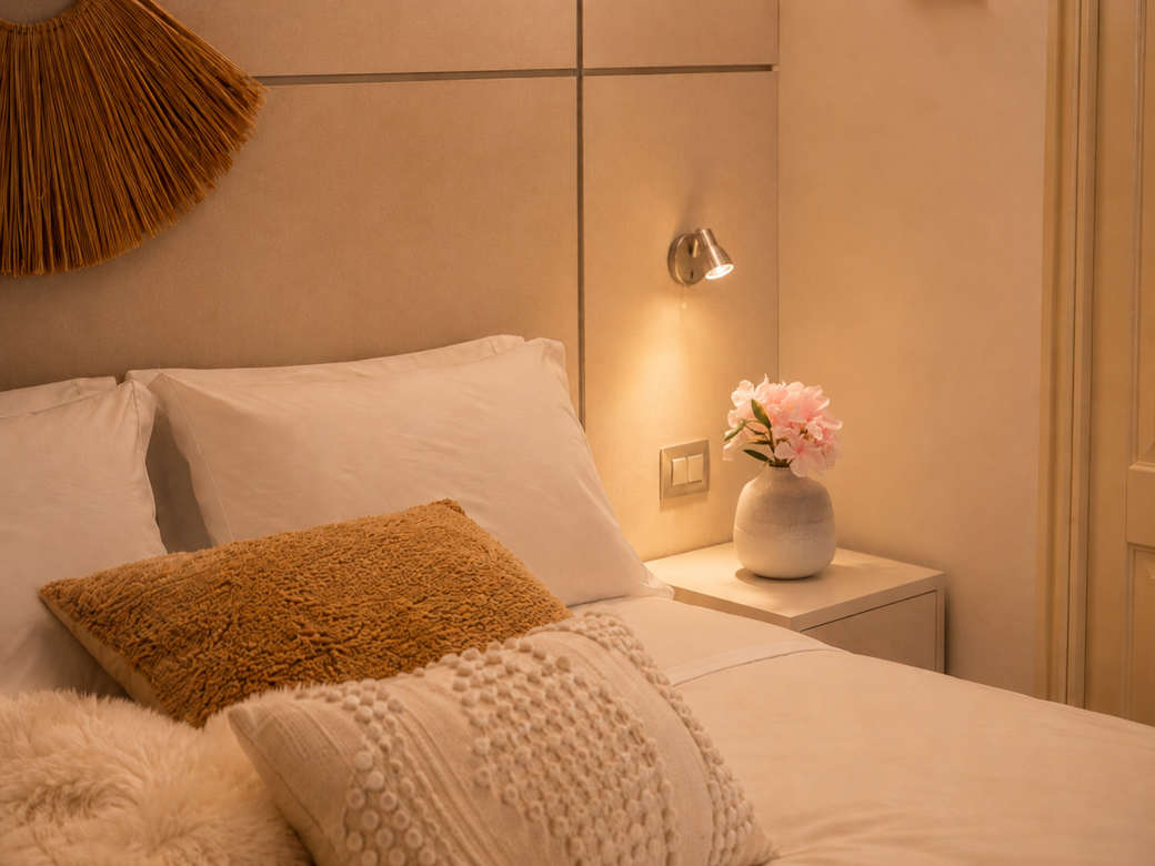 Queen-size bed details