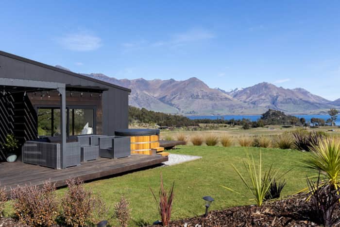 Living space at Fortune Cove Lodge
