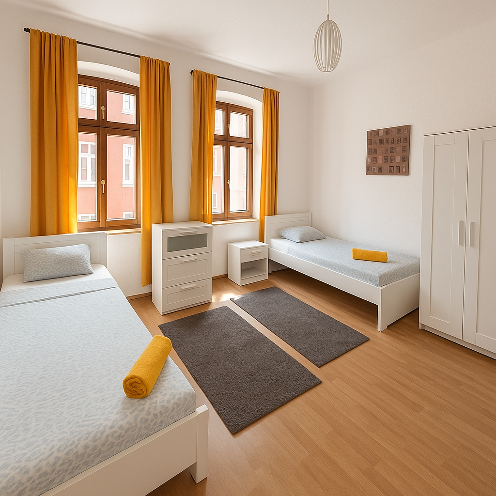 Helles Schlafzimmer 
