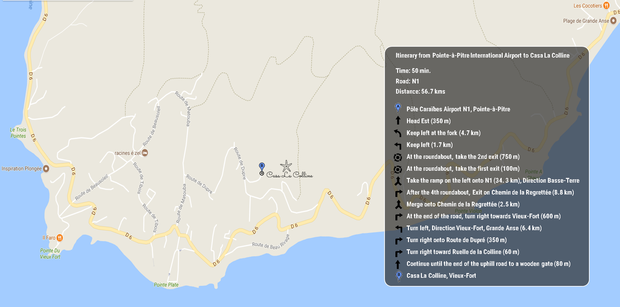 directions from my location