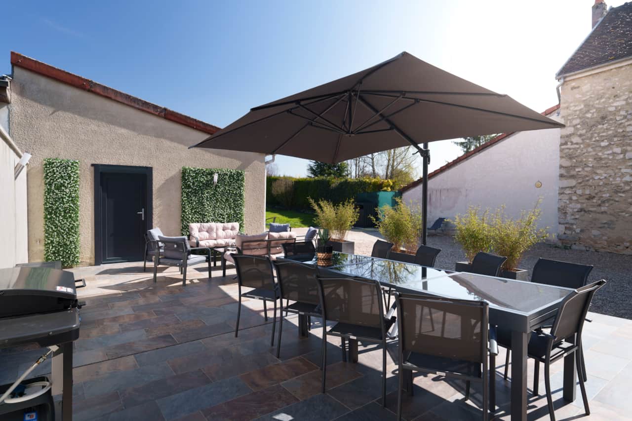 La grande terrasse sans vis à vis