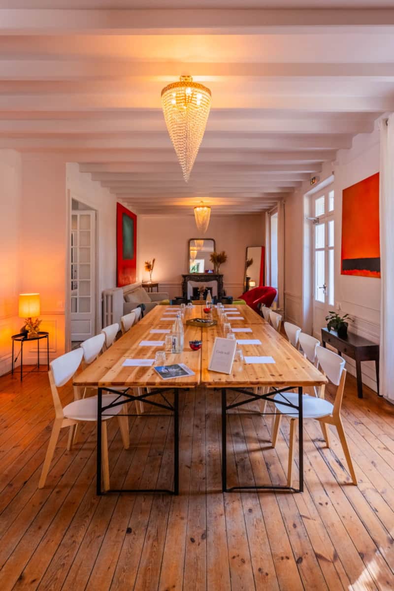 Salon mode tables en U