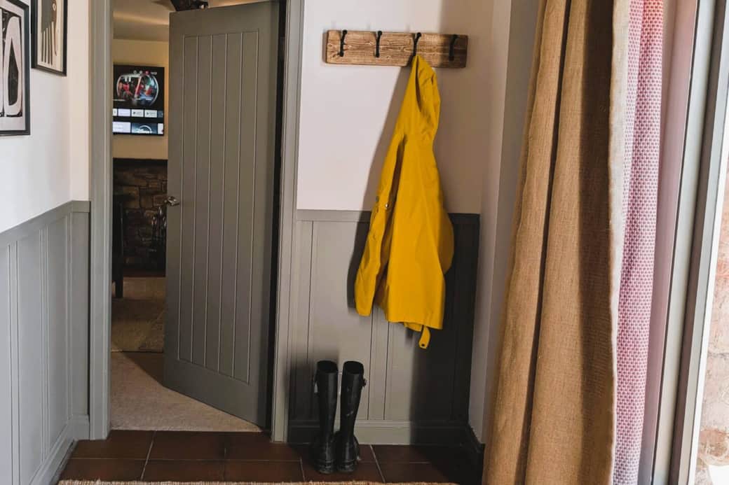 Rustic charm entryway