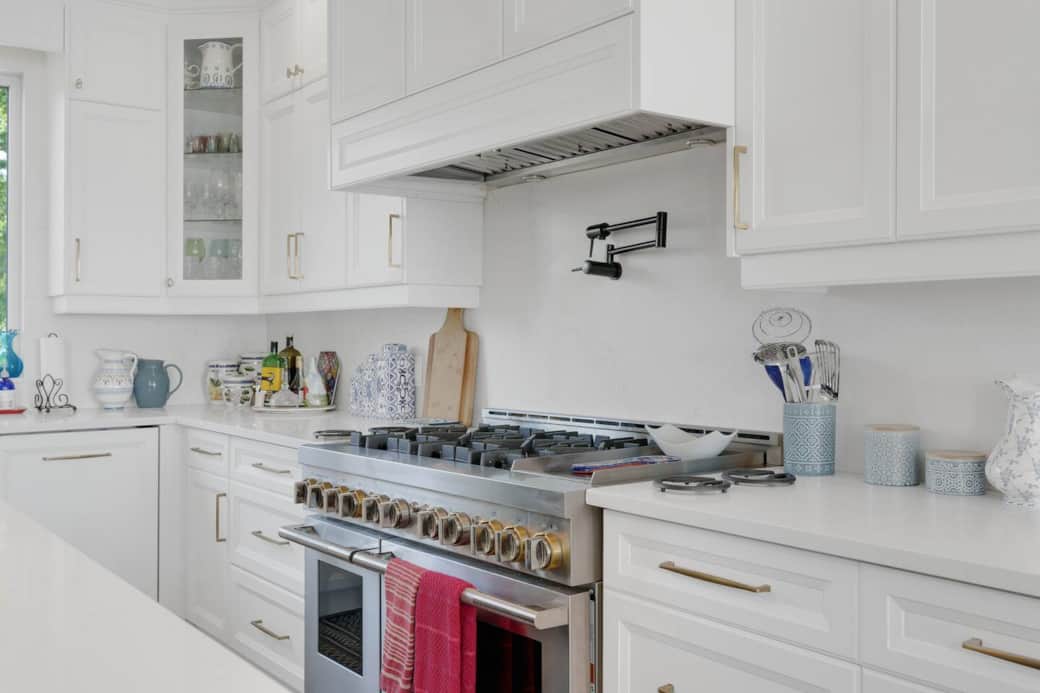 Chef's Kitchen with gas range and pasta arm