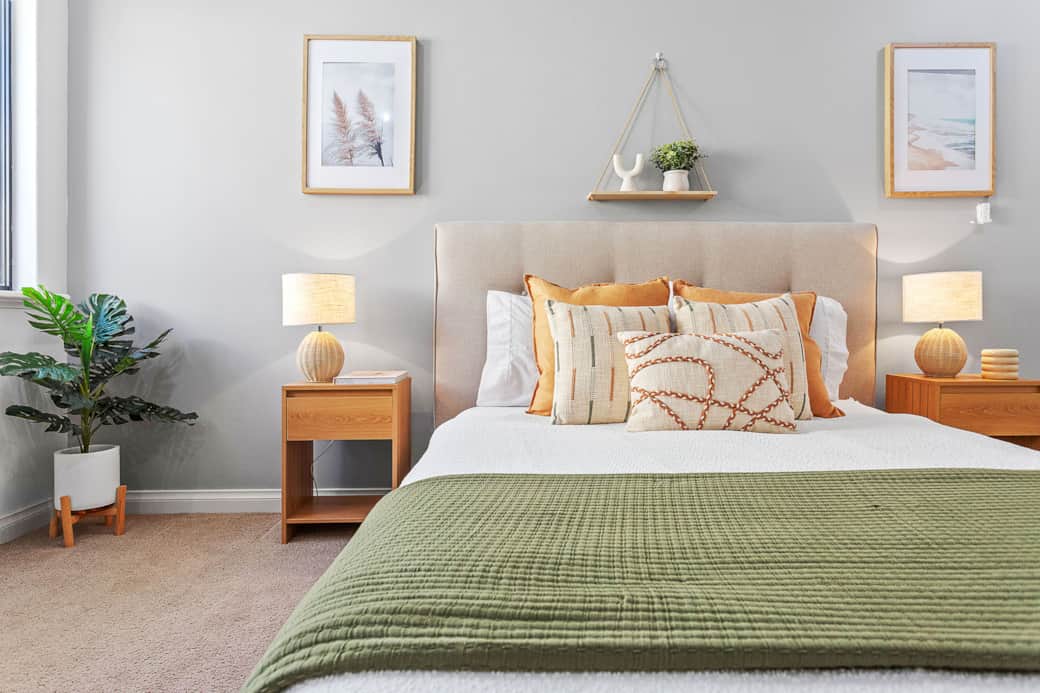 3 spacious ground floor bedrooms with plush beds with ducted AC and ceiling fans 3 spacious ground floor bedrooms with plush beds with ducted AC and ceiling fans