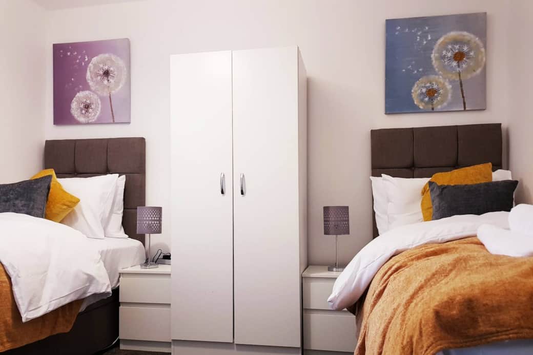 Two small singles Bedroom 3