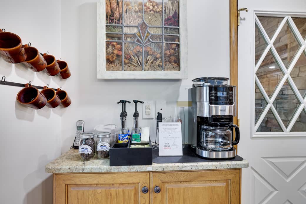 Fresh ground coffee bar
