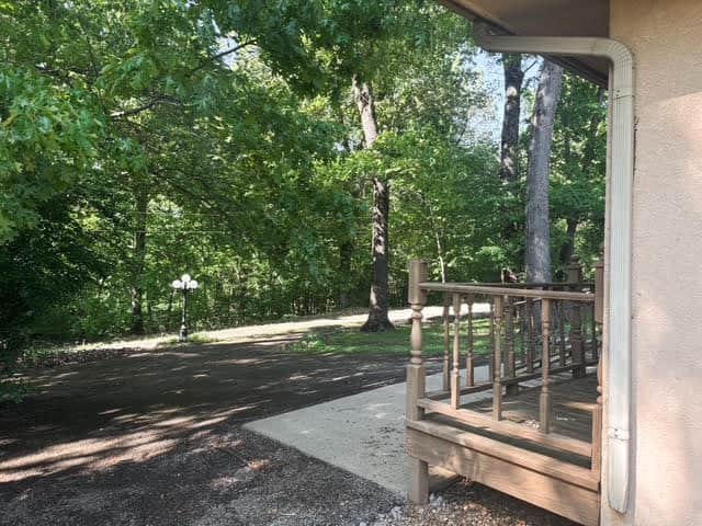 View to entrance