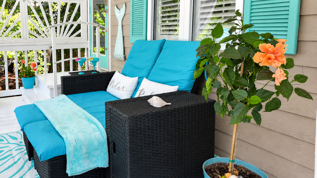 Your suite entrance and Private, tranquil patio with comfy loungers for morning coffee, evening wine Your suite entrance and Private, tranquil patio with comfy loungers for morning coffee, evening wine