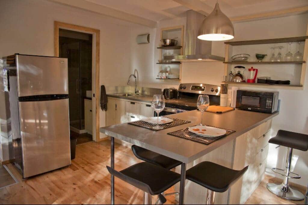 View of the kitchen
