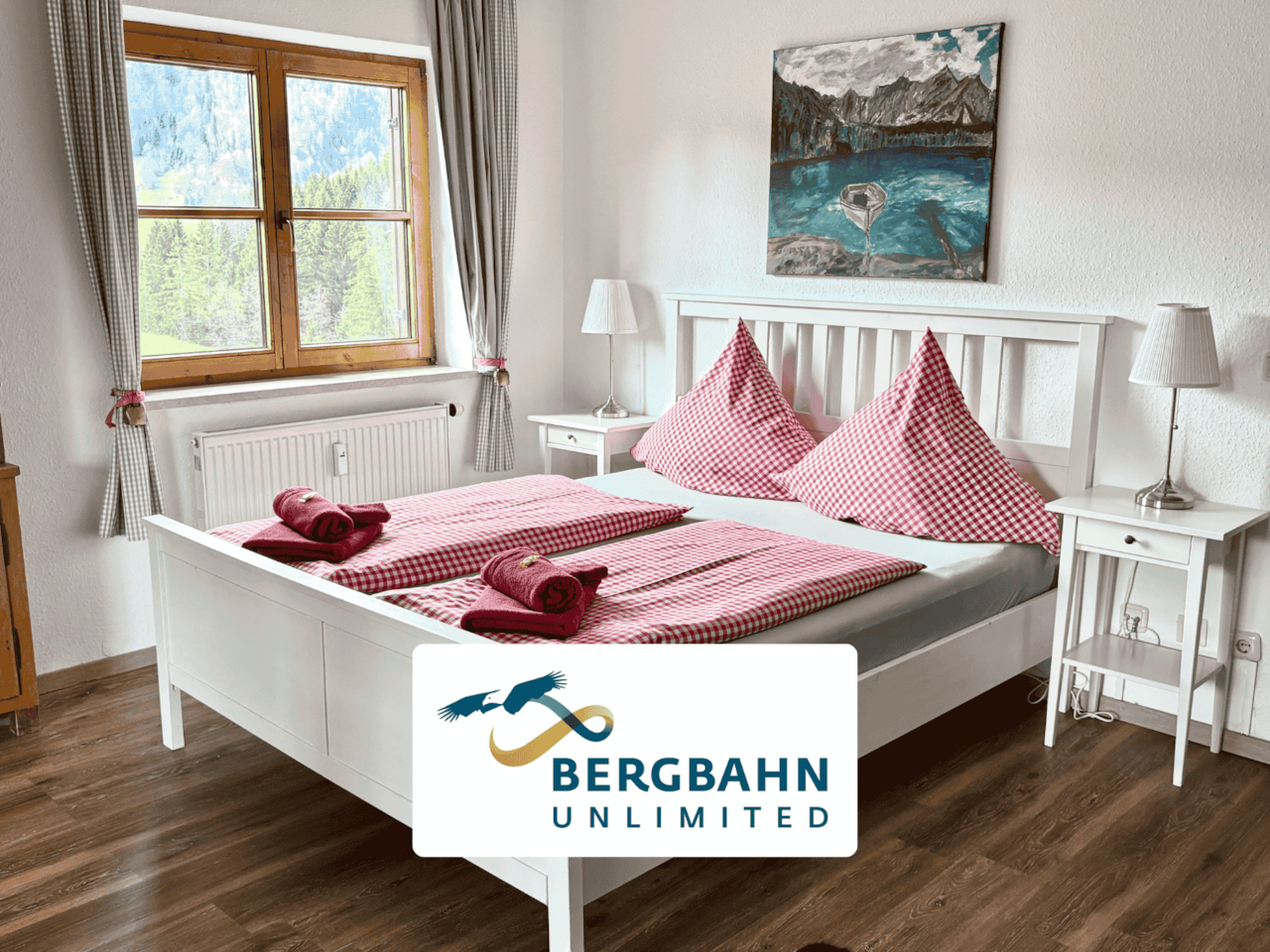 Comfortable double bed (1.60x2.00)