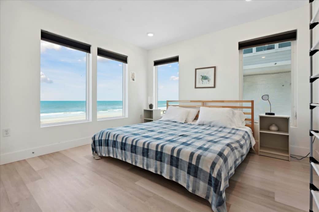 Bedrooms have connected bathrooms, Smart TV, clothing storage