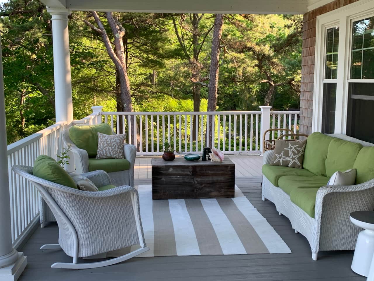 Spacious veranda