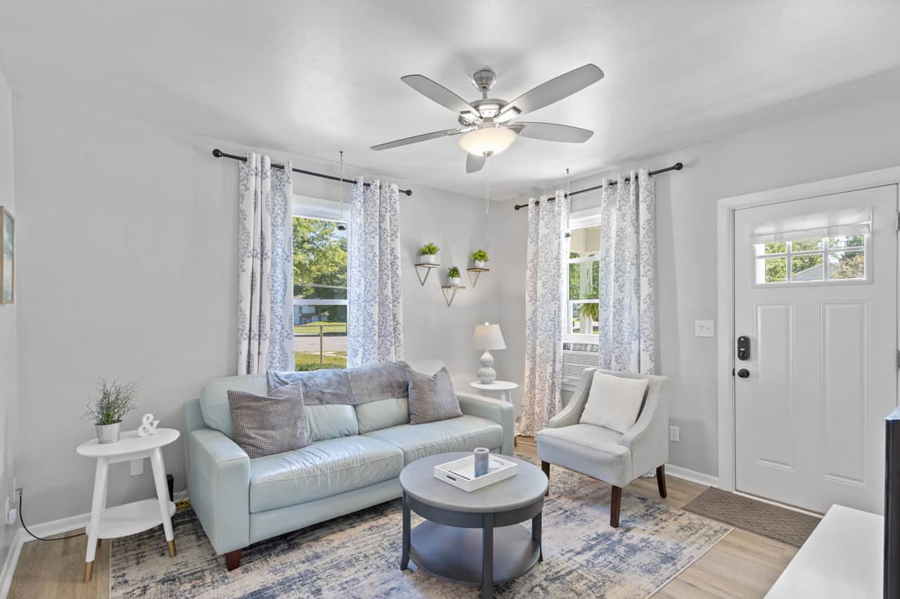 Light filled living room