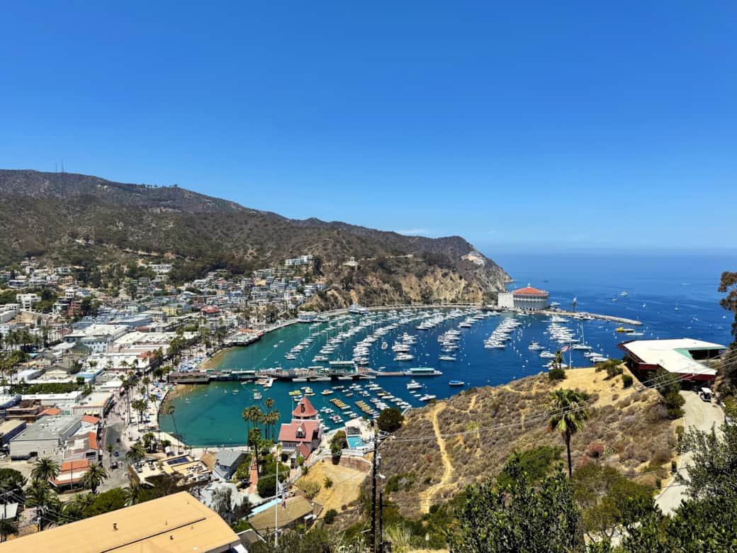 Avalon Harbor on Catalina Island