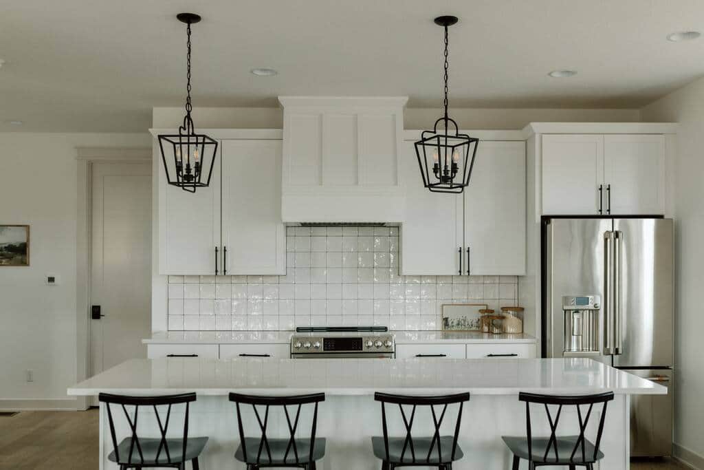 Level 1:  Gourmet Kitchen Featuring GE Cafe Appliances and Electric Stove