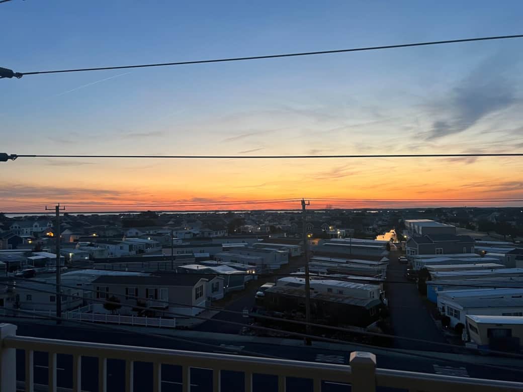 Sunsets from the balcony