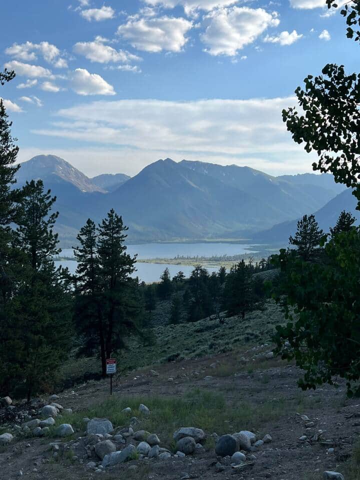 Twin Lakes in Colorado (view from balcony) Twin Lakes in Colorado (view from balcony)