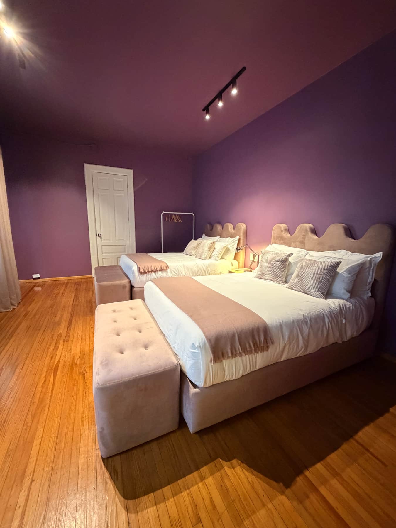 Quadruple room purple