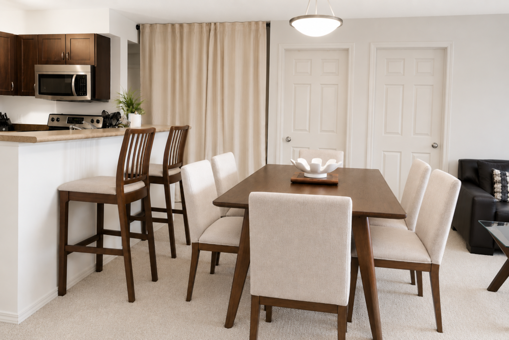 Dining & Curtain to Den