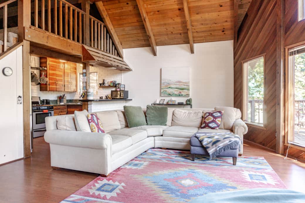 Couch is great to relax and enjoy