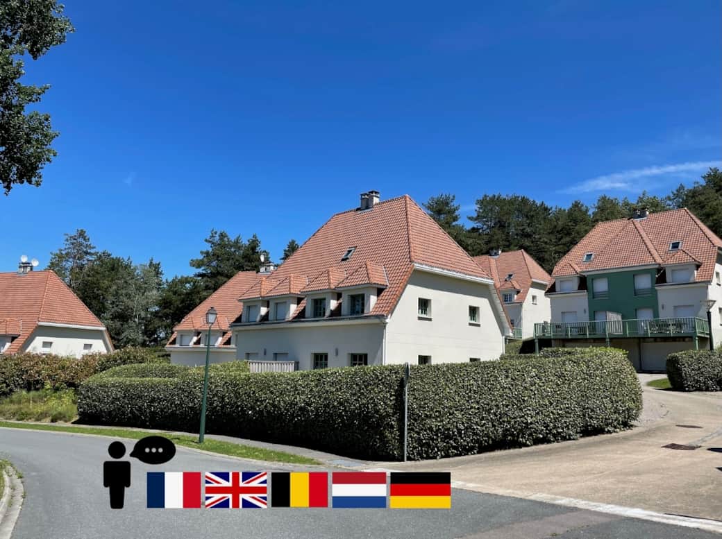 La villa est située dans une impasse calme et sécurisée du Golf des dunes