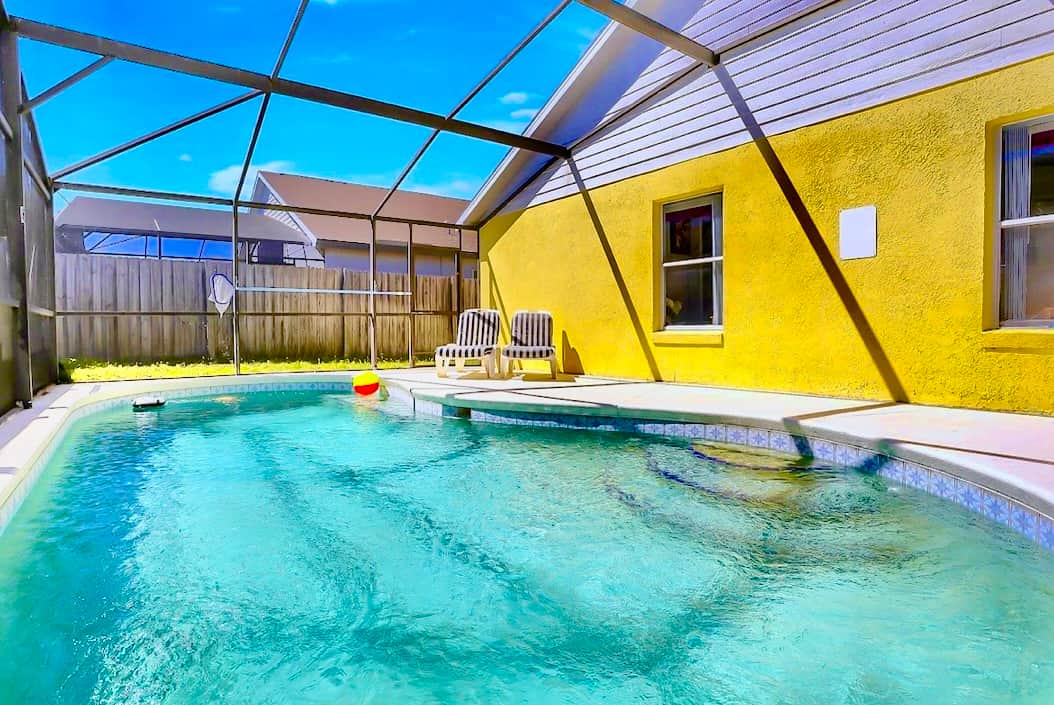 Welcome to your private south facing pool