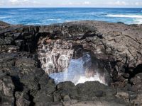 souffleur roche volcanique ocean