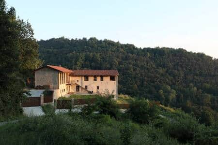 Villa Bracchi seen at Sunset