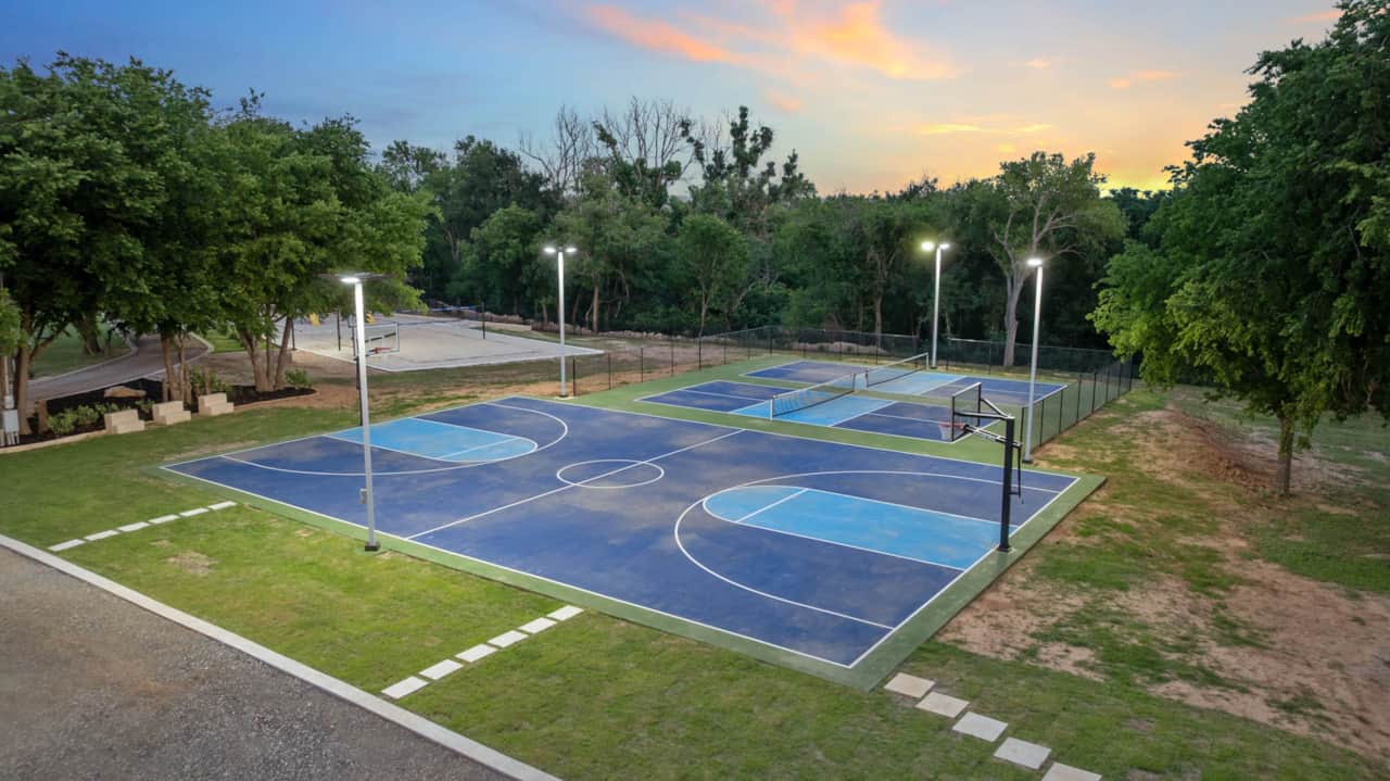 Basketball and Pickleball Courts
